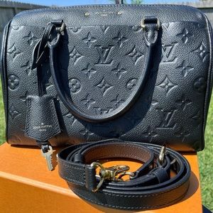 Discontinued Louis Vuitton Speedy Bandouliere 25 Nior with Strap